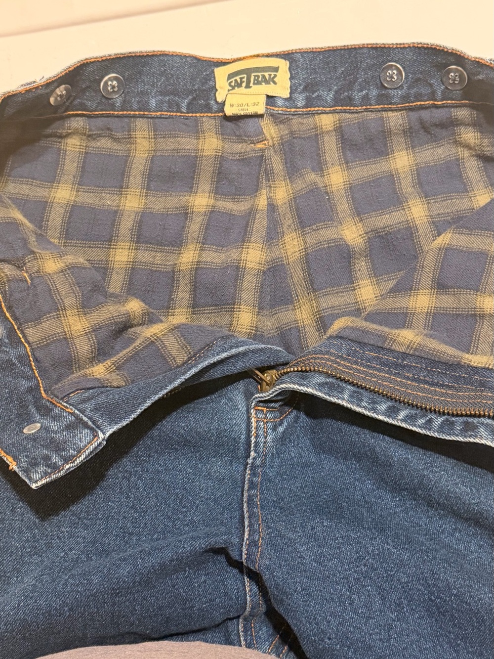 Relaxed Dark Blue Carpenter Jeans with Utility Pockets